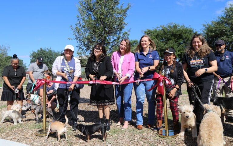 New dog park opens on South Side; Brackenridge Park to add natural playscape 